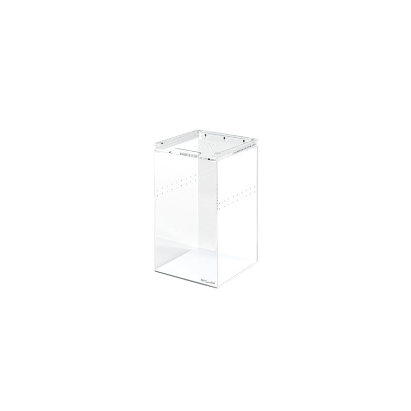 TERRARIUM ACRYLIQUE TRANSPARENT 14x14x24cm REPTIZOO TERRARIUM ACRYLIQUE TRANSPARENT 14x14x24cm REPTIZOO
