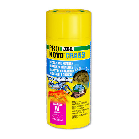 JBL ProNovo Crabs Wafer M – wafers pour crabes & écrevisses (1‑20 cm)