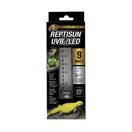 REPTISUN UVB LED 9W ZOOMED