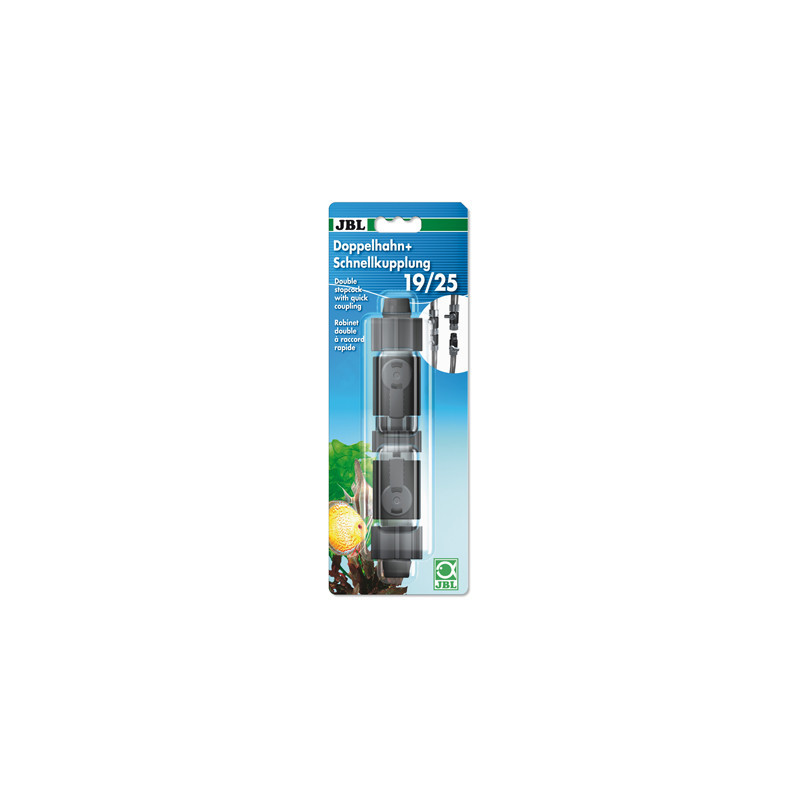 *Robinet double à raccord rapide 19/25 JBL (sur commande)