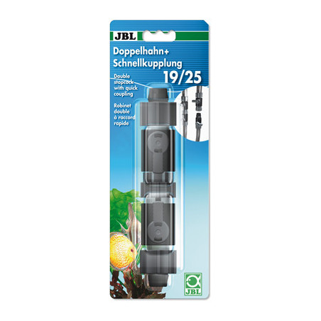 *Robinet double à raccord rapide 19/25 JBL (sur commande)