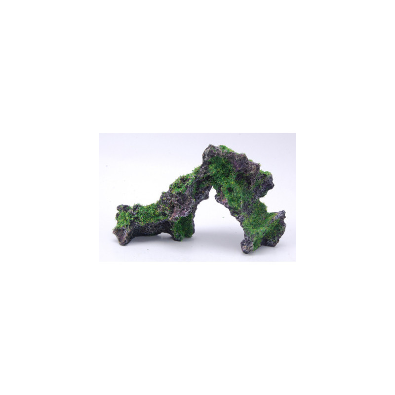 ROCK WITH MOSSY 235x75x140mm----- ROCK WITH MOSSY 235x75x140mm-----