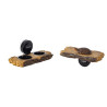 MANGEOIRE DOUBLE 2 en 1 ou RAMPE TORTUES AVEC VENTOUSES 20x9.5x3cm