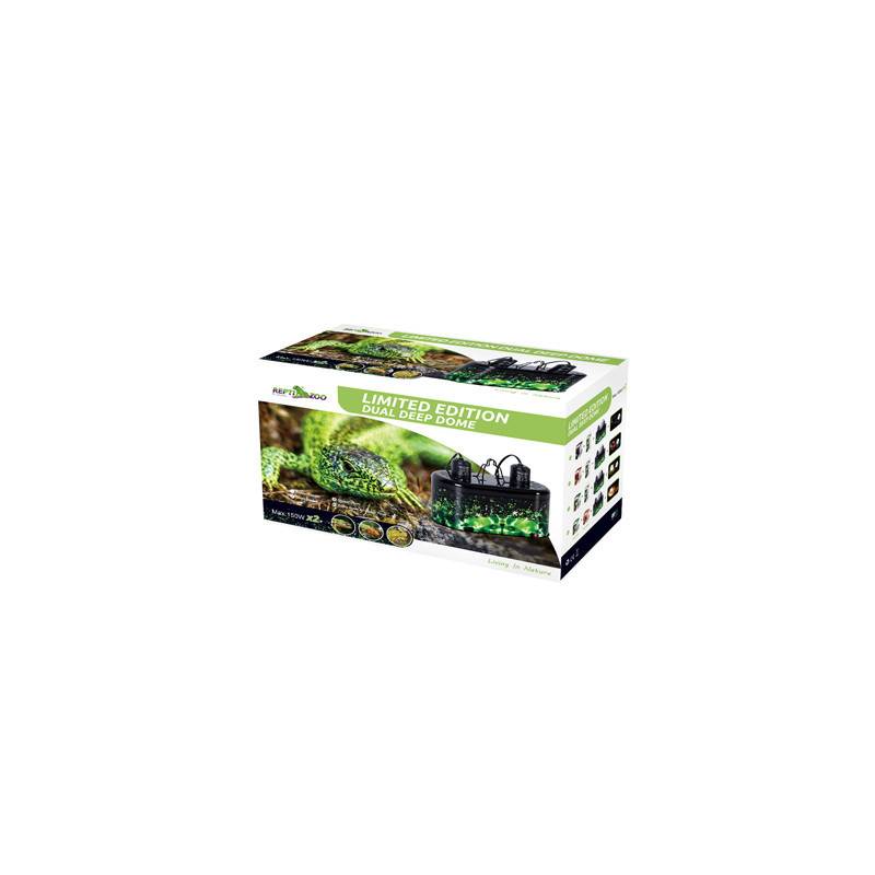 DUAL DOME TROPICAL POUR LAMPE EN CERAMIQUE REPTIZOO--- DUAL DOME TROPICAL POUR LAMPE EN CERAMIQUE REPTIZOO---