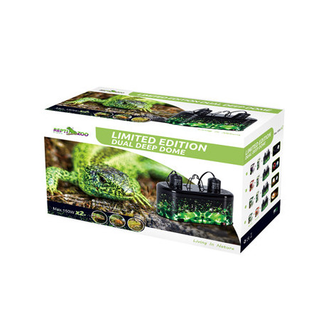 DUAL DOME TROPICAL POUR LAMPE EN CERAMIQUE REPTIZOO---