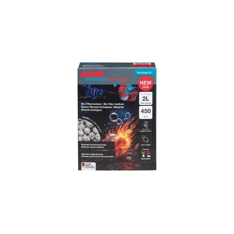 Substrat Pro+O2xygen – Support Biologique 2L – EHEIM Substrat Pro+O2xygen – Support Biologique 2L – EHEIM