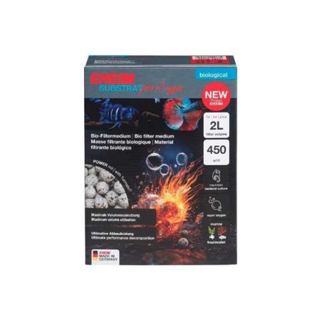 Substrat Pro+O2xygen – Support Biologique 2L – EHEIM