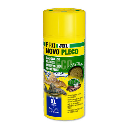 JBL ProNovo Pleco Wafer XL 250 ml – wafers pour gros plecos (15‑40 cm)