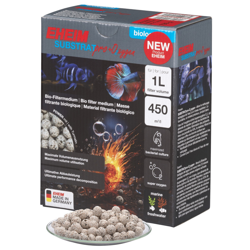 Substrat Pro+O2xygen – Support Biologique 1L – EHEIM
