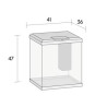 Aquarium JUWEL Vio Cube 54 Noir – Aquarium – 54 L – JUWEL