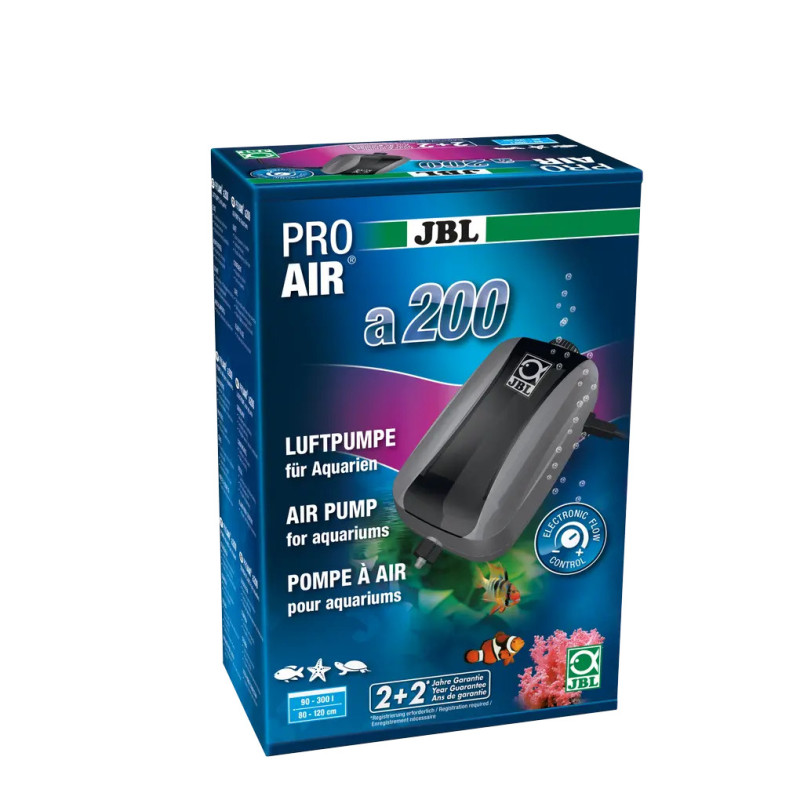 JBL PROAIR a200– Pompe à air 200L/h – Kit complet – JBL
