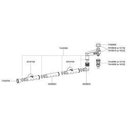 CANNE EH SET 2 refoul. 16-22mm