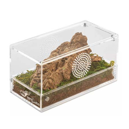 BOITE INSECTES ACRYLIQUE 20.3x10.2x10.2cm REPTIZOO