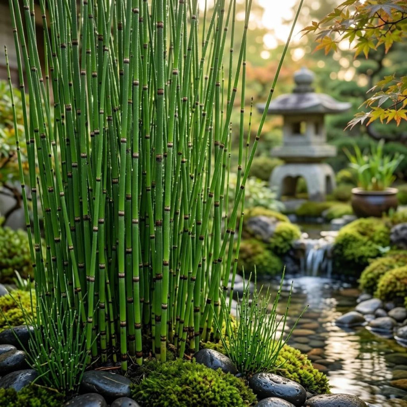 Equisetum japonicum – Prêle du Japon | Plante de bassin |