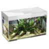 *AQUARIUM GLOSSY 120 BLANC 2.0 led 3x17w 120x40x63cm 260L (sur command